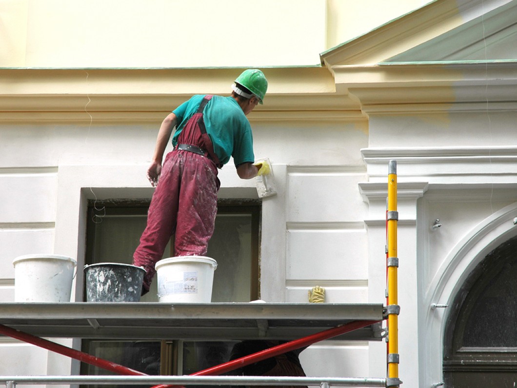 ремонт штукатурки фасадов зданий